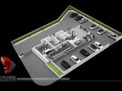 3D Cut Sections Apartment